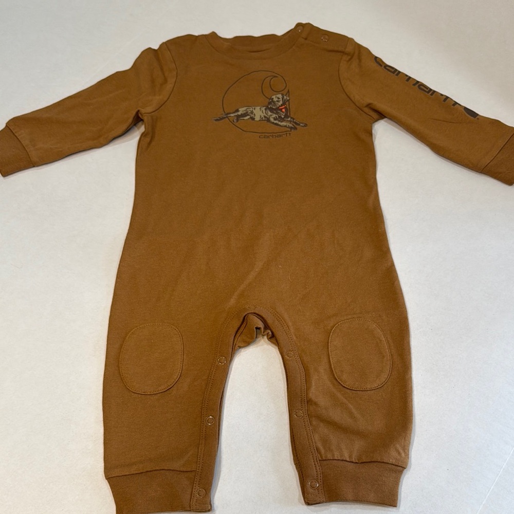 25. Carhartt Brown Kids One Piece 6 months